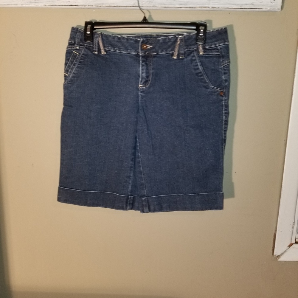 DKNY Denim Bermuda Shorts